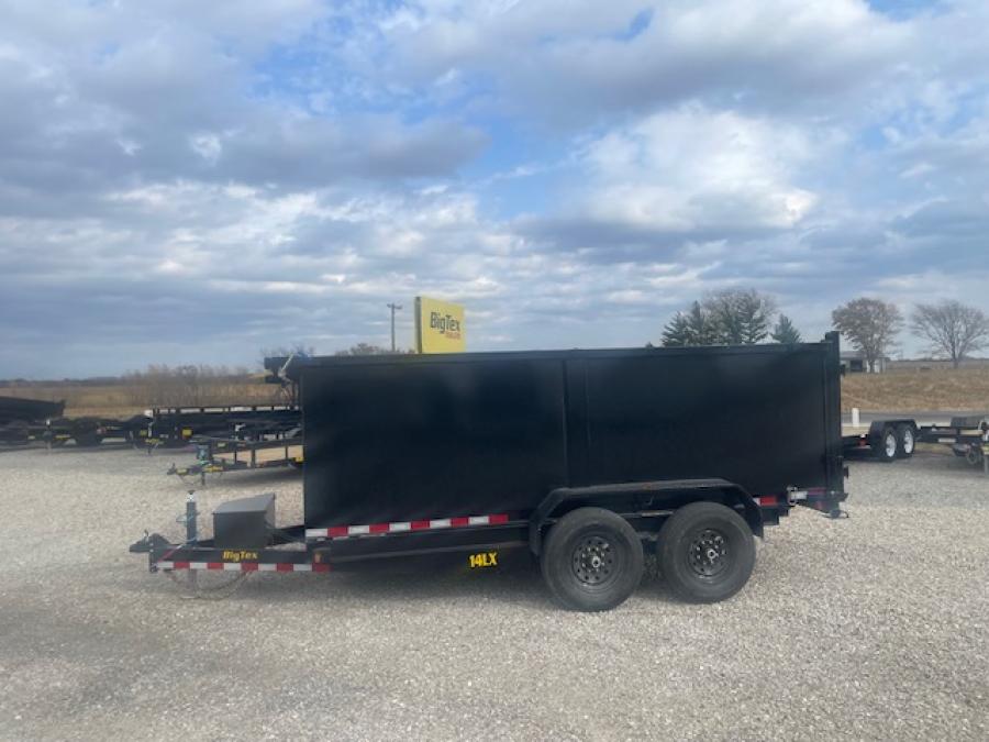 Big Tex 14LX, Dump, 83" x 14', 14K, 4' Sides Image 1