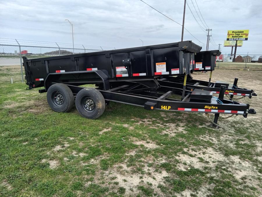 Big Tex 14LP, Dump, 83" x 14', 14K, 4' Sides Image 2