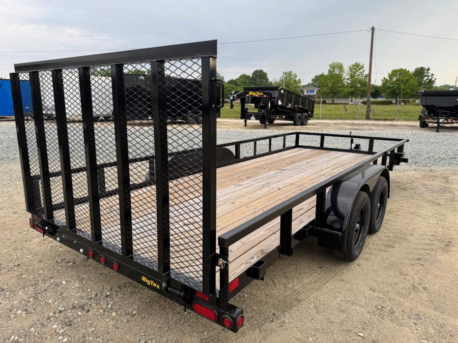 Big Tex 70PI 7K TAND SQ TU UTL 83"x18 2 BRAKES, BLK Image 3