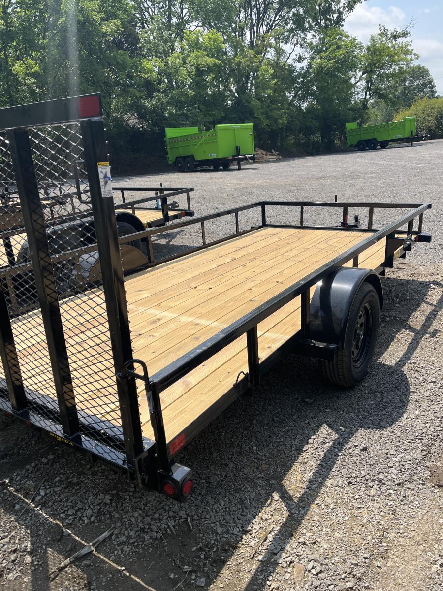 Big Tex 35SA 2,995# SA UTL 77"x14 BLACK Image 3