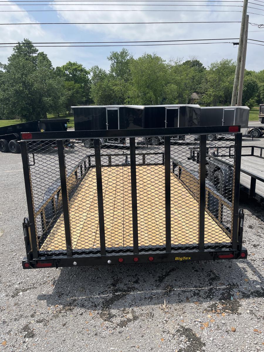 Big Tex 70PI 7K TAND SQ TU UTL 83"x16 2 BRAKES, BLK Image 3