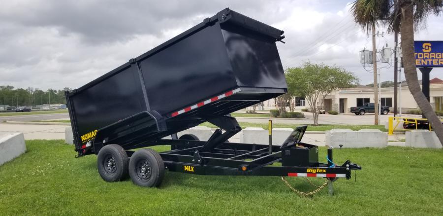 Big Tex 14LX, Dump, 83" x 14', 14K, 4' Sides Image 2