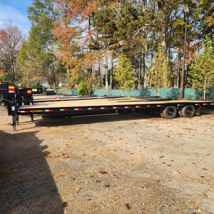 Big Tex 22GN, Gooseneck, 102" x 25', 23.9K, Dovetail, Mega Ramps Image 0