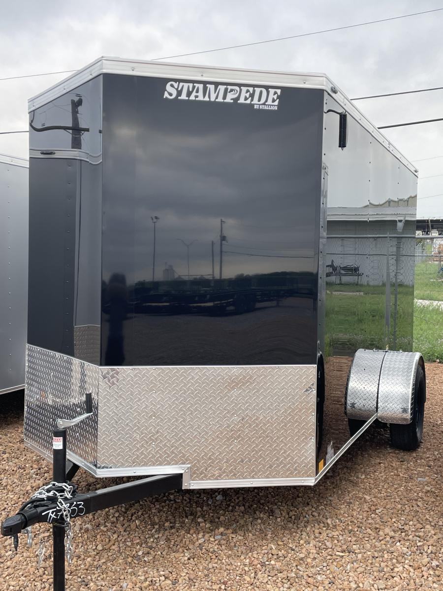 STAS STALL 6X12 SA BLACK RD STD 66HT Image 1
