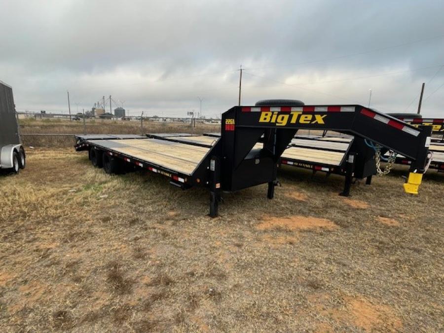 Big Tex 22GN, Gooseneck, 102" x 25', 23.9K, Dovetail, Mega Ramps Image 3