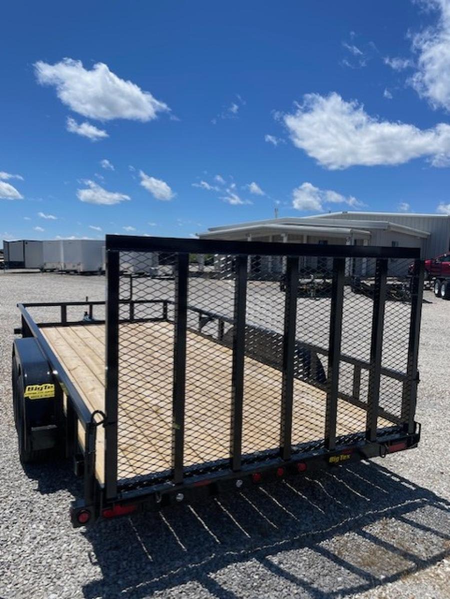 Big Tex 70PI 7K TAND SQ TU UTL 83″X20 2 BRAKES, BLK Image 2