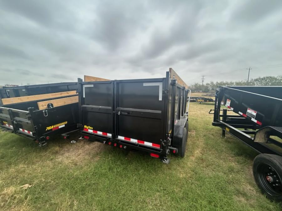 Big Tex 14XD 15.4K TAND XD DUMP 83″x16 6S 4 LADOS ALTOS, NEGRO Imagen 3