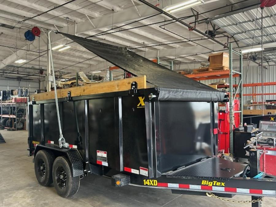 Big Tex 14XD 15.4K TAND XD DUMP 83"x16 6S 4 HIGH SIDES, BLACK Image 4