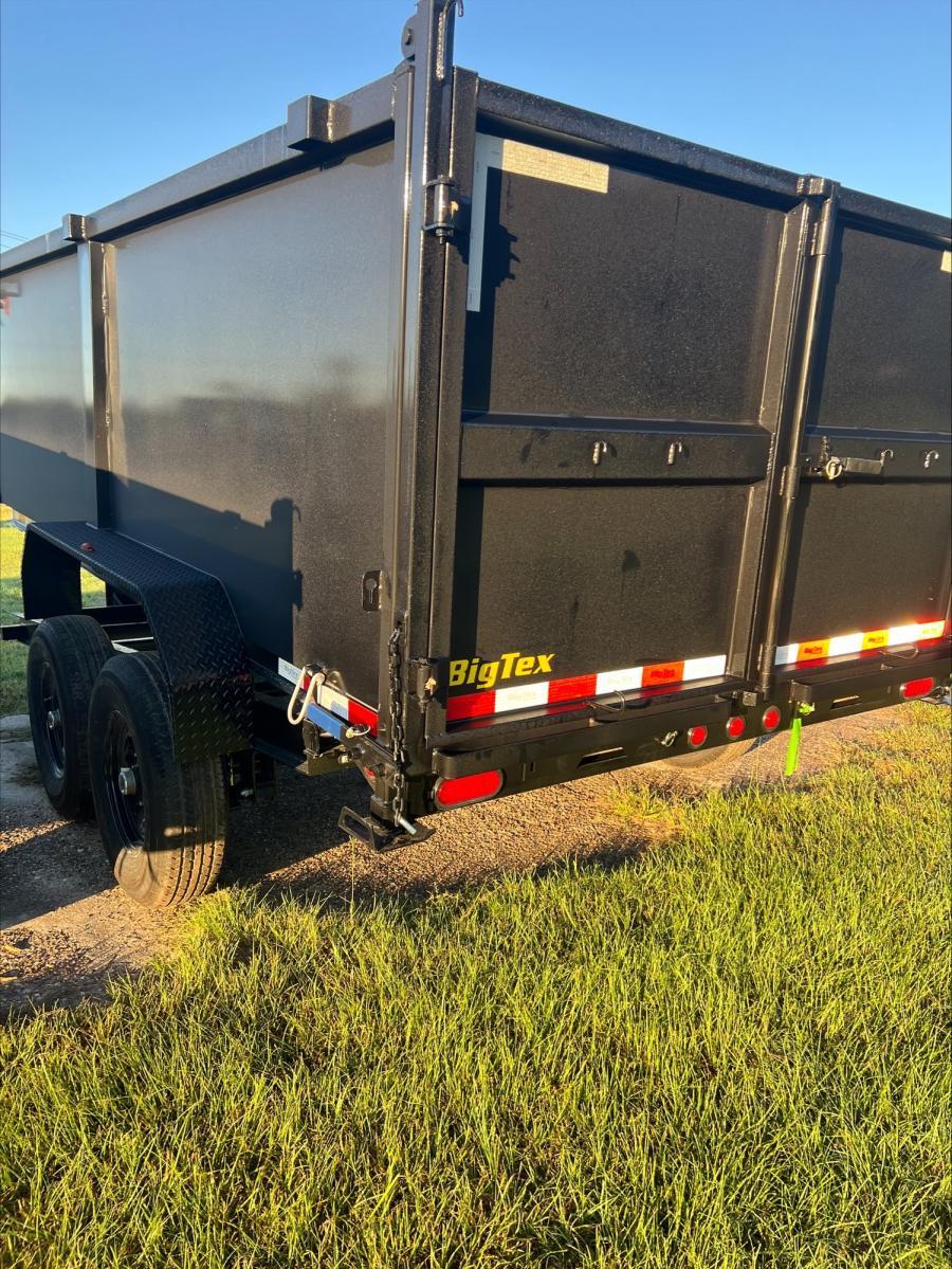 Big Tex 14LX 14K CHANNEL TAND DUMP 83″x12 4 SIDES, BLACK, 6SIR Image 1