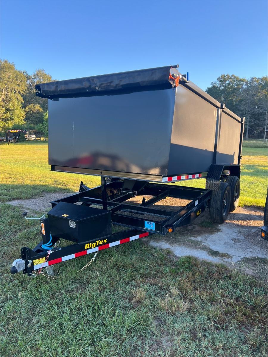 Big Tex 14LX 14K CHANNEL TAND DUMP 83″x12 4 SIDES, BLACK, 6SIR Image 0