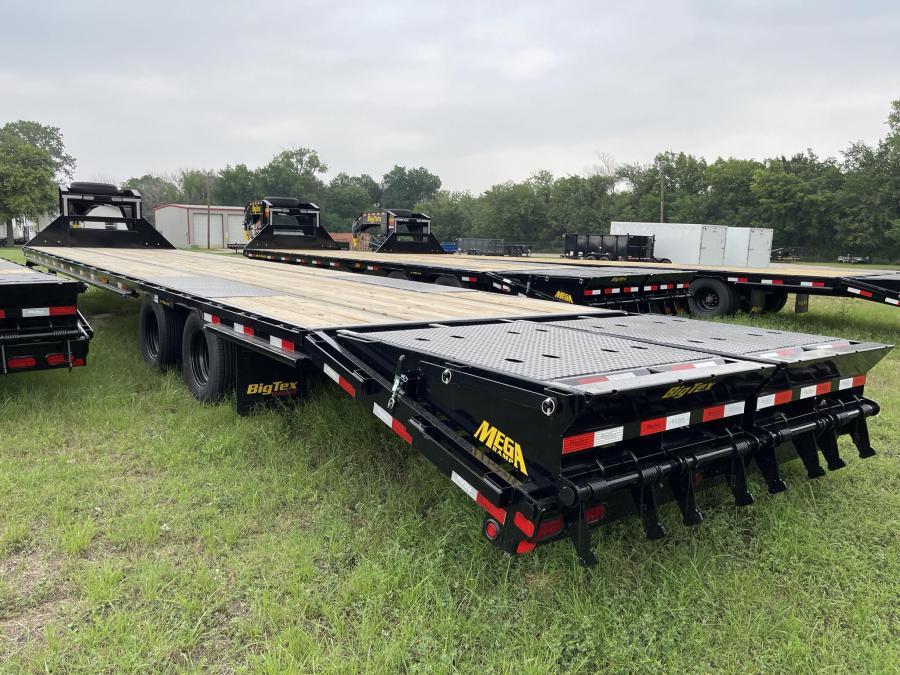 Big Tex 16GN, Gooseneck, 102″ x 40′, 17.5K, Dovetail, Mega Ramps image 2