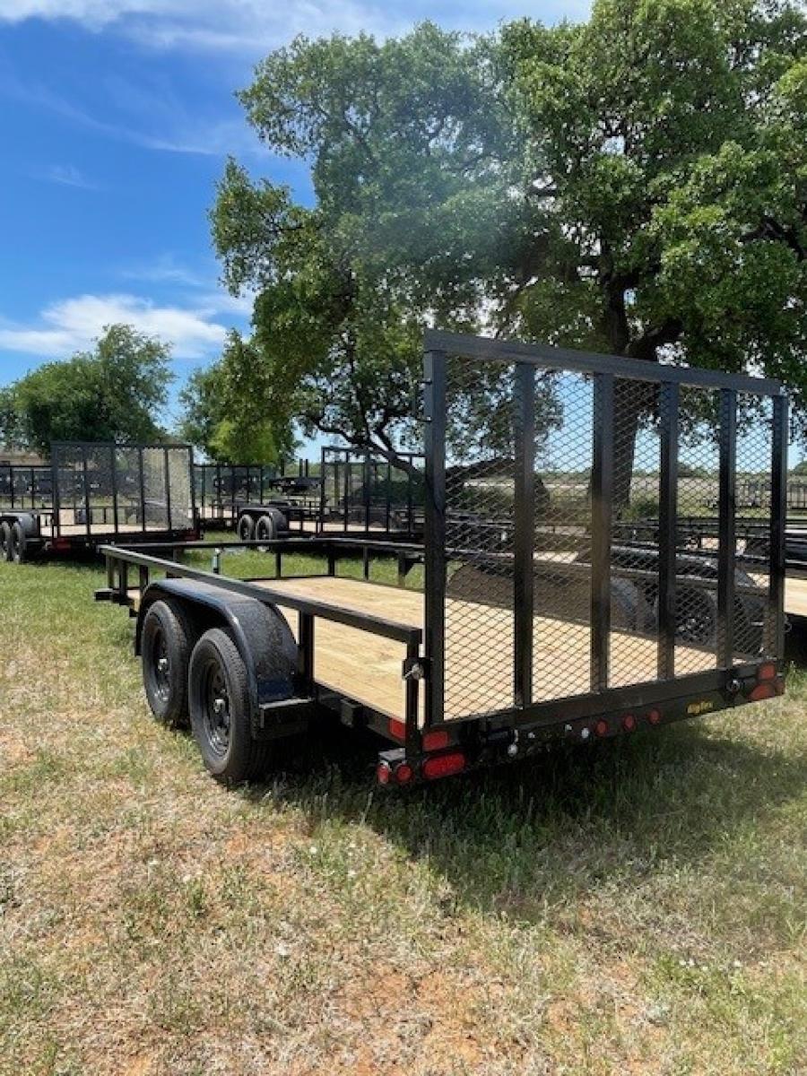 Big Tex 70PI 7K TAND SQ TU UTL 83"X20 BLK Image 1