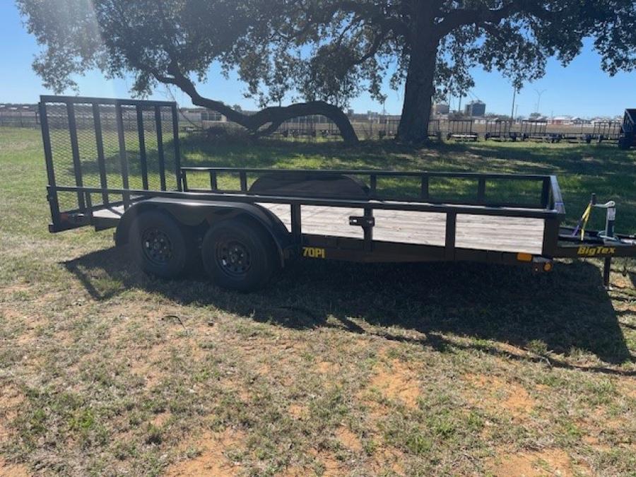 Big Tex 70PI 7K TAND SQ TU UTL 83"X20 BLK Image 2
