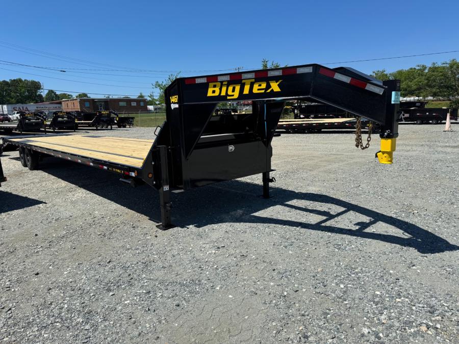 Big Tex 14GN, Gooseneck, 102" x 40', 15.9K, Dovetail, Mega Ramps Image 1