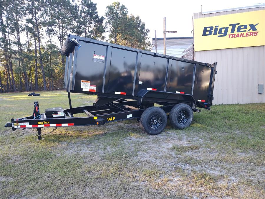 Big Tex 14LP, Dump, 83" x 14', 14K, 4' Sides Image 1