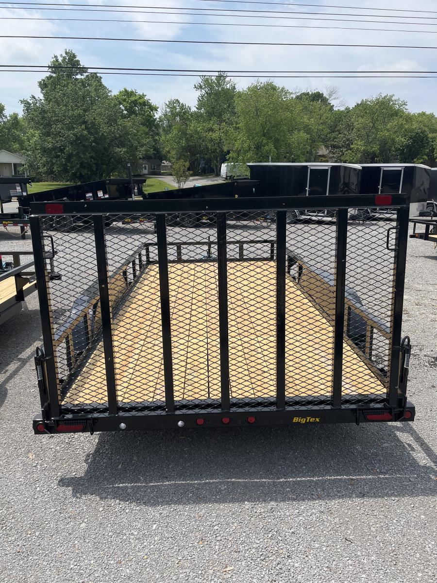 Big Tex 70PI 7K TAND SQ TU UTL 83"x16 2 BRAKES, BLK Image 3