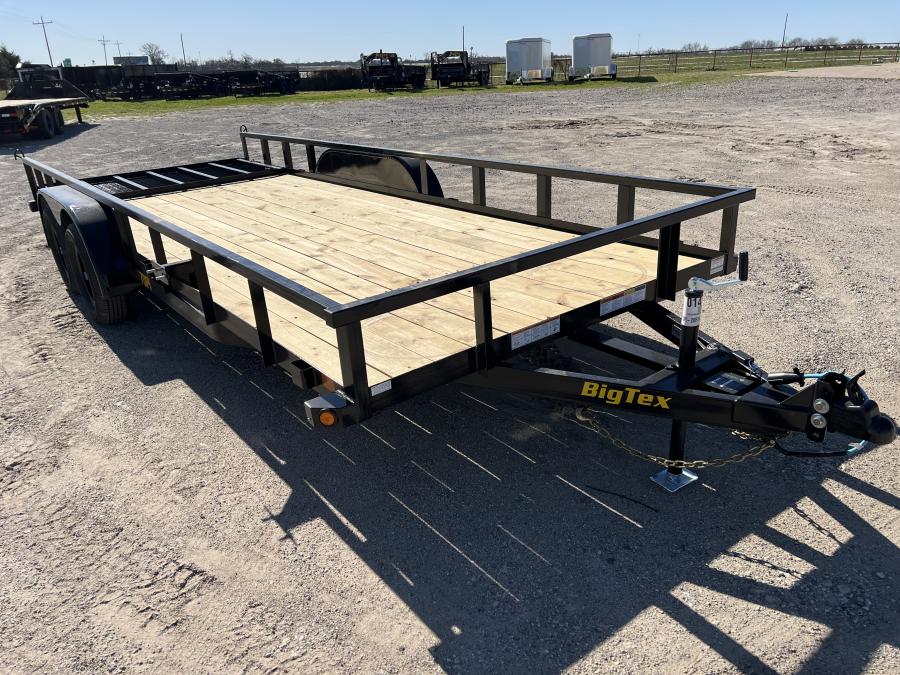 Big Tex 70PI 7K TAND SQ TU UTL 83"X20 BLK Image 5
