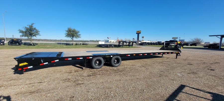 Big Tex 22GN, Gooseneck, 102" x 40', 23.9K, Dovetail, Mega Ramps Image 2