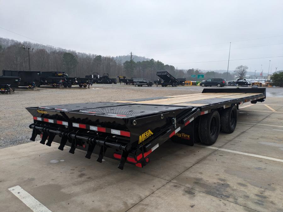 Big Tex 22PH, Pintle, 102″ x 25′, 23.9K, Dovetail, Mega Ramps image 2