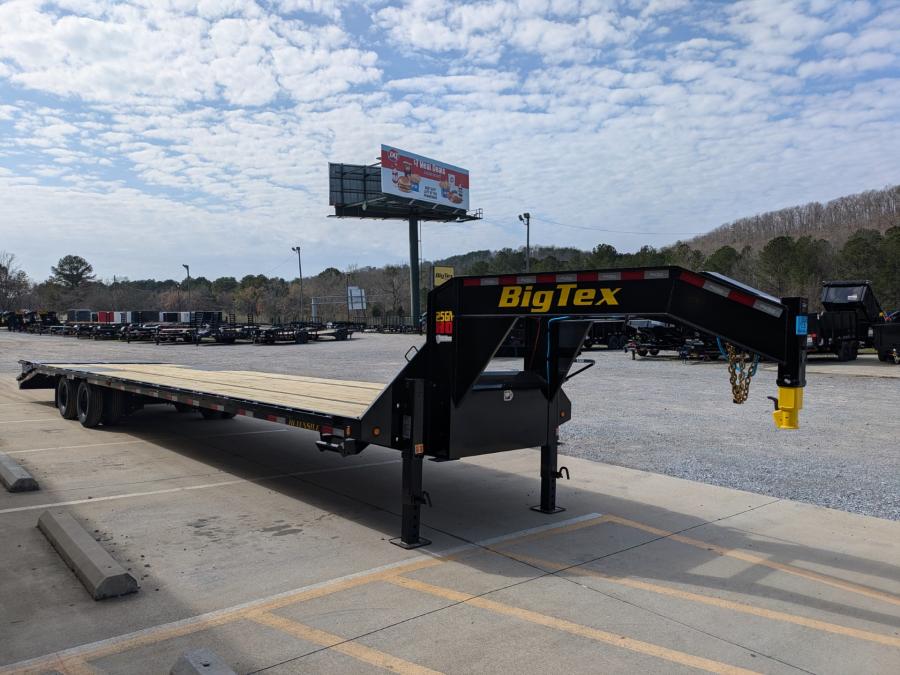Big Tex 25GN, Gooseneck, 102" x 30', 25.9K, Dovetail, Mega Ramps Image 1