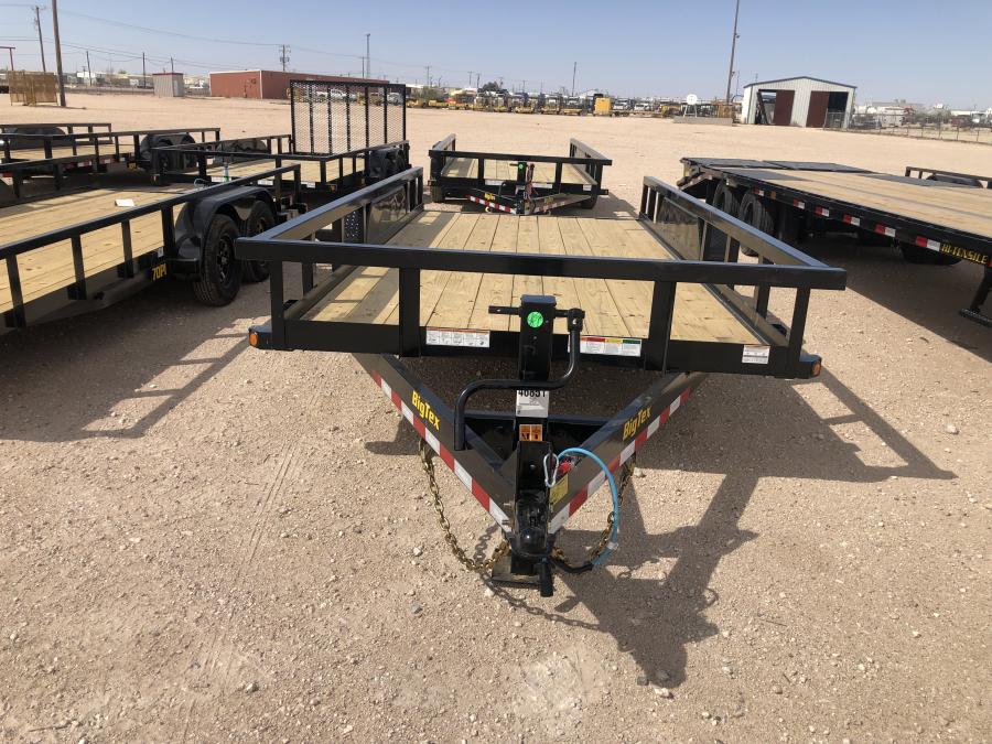 Big Tex 14PI, Utility, 83" x 20', 14K, 5' Stand Up Ramps Image 0