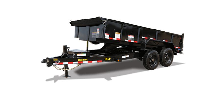 Big Tex 16LP, Dump, 83" x 16', 17.5K Image 2