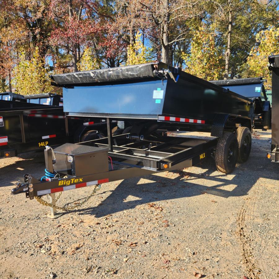 Big Tex 14LX, Dump, 83" x 14', 14K, 4' Sides Image 0