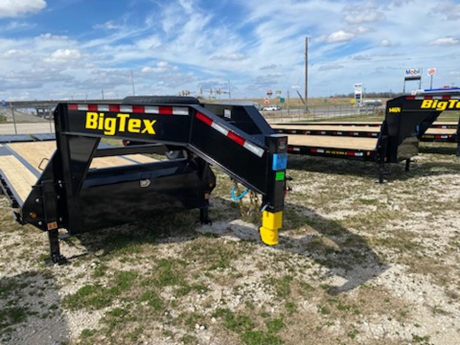 Big Tex 14GN, Gooseneck, 102" x 33', 15.9K, Dovetail, Mega Ramps Image 1