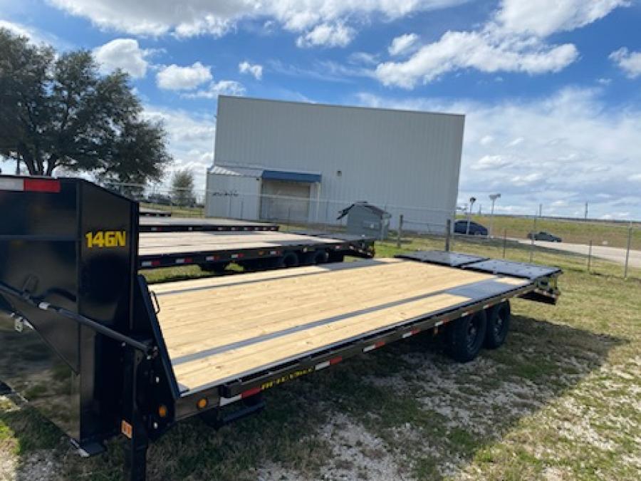 Big Tex 14GN, Gooseneck, 102" x 33', 15.9K, Dovetail, Mega Ramps Image 0