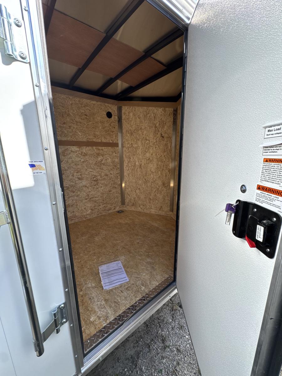 RDLX RDLX 6 x 12 SA FLAT TOP WEDG ENCLOSED TRAILER BY RC Image 4