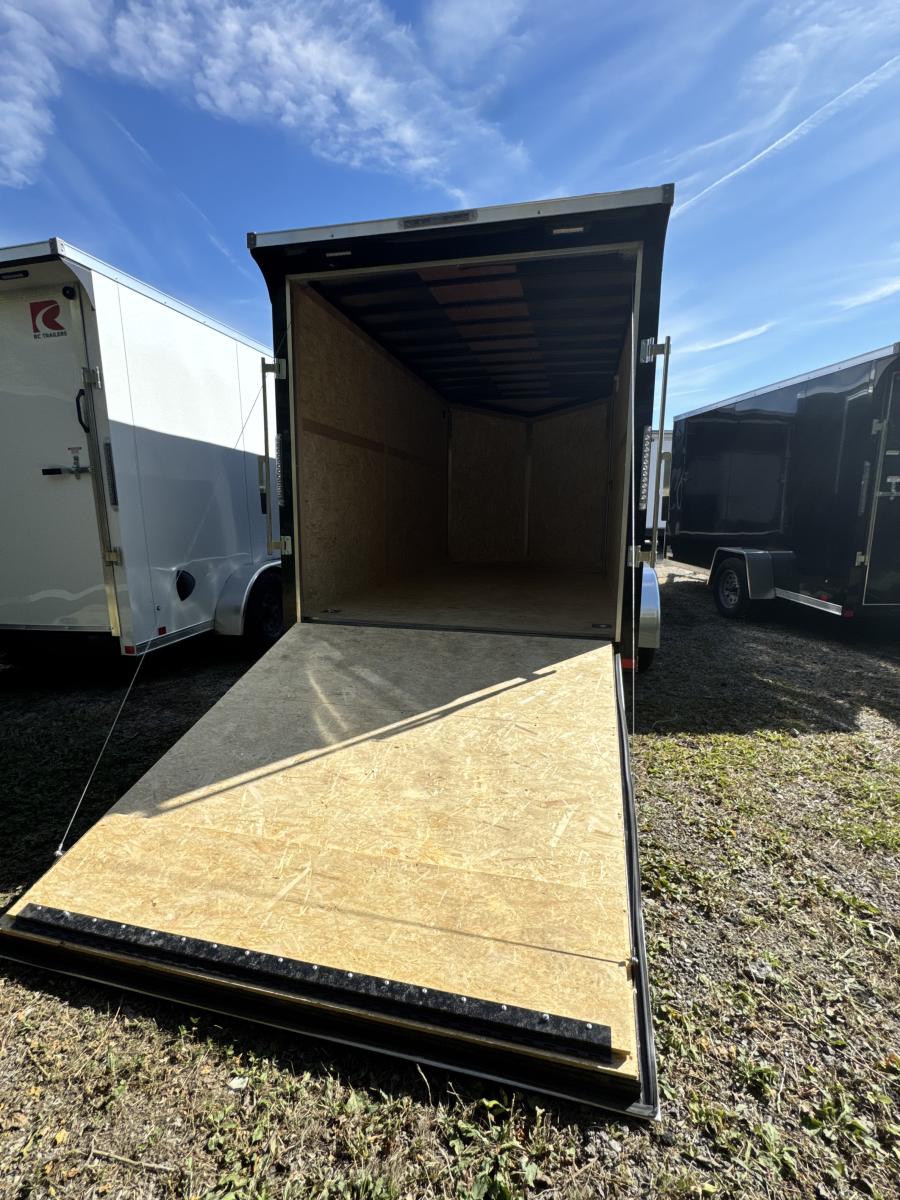 RDLX RDLX 7 x 14 TA FLAT TOP WEDGE ENCLOSED TRAILER BY RC Image 3