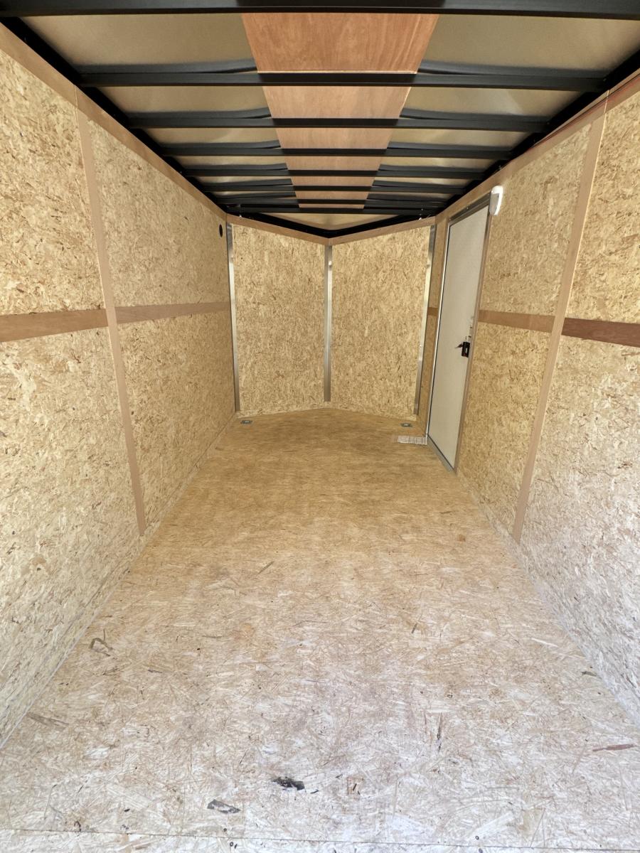 RDLX RDLX 7 x 14 TA FLAT TOP WEDGE ENCLOSED TRAILER BY RC Image 4