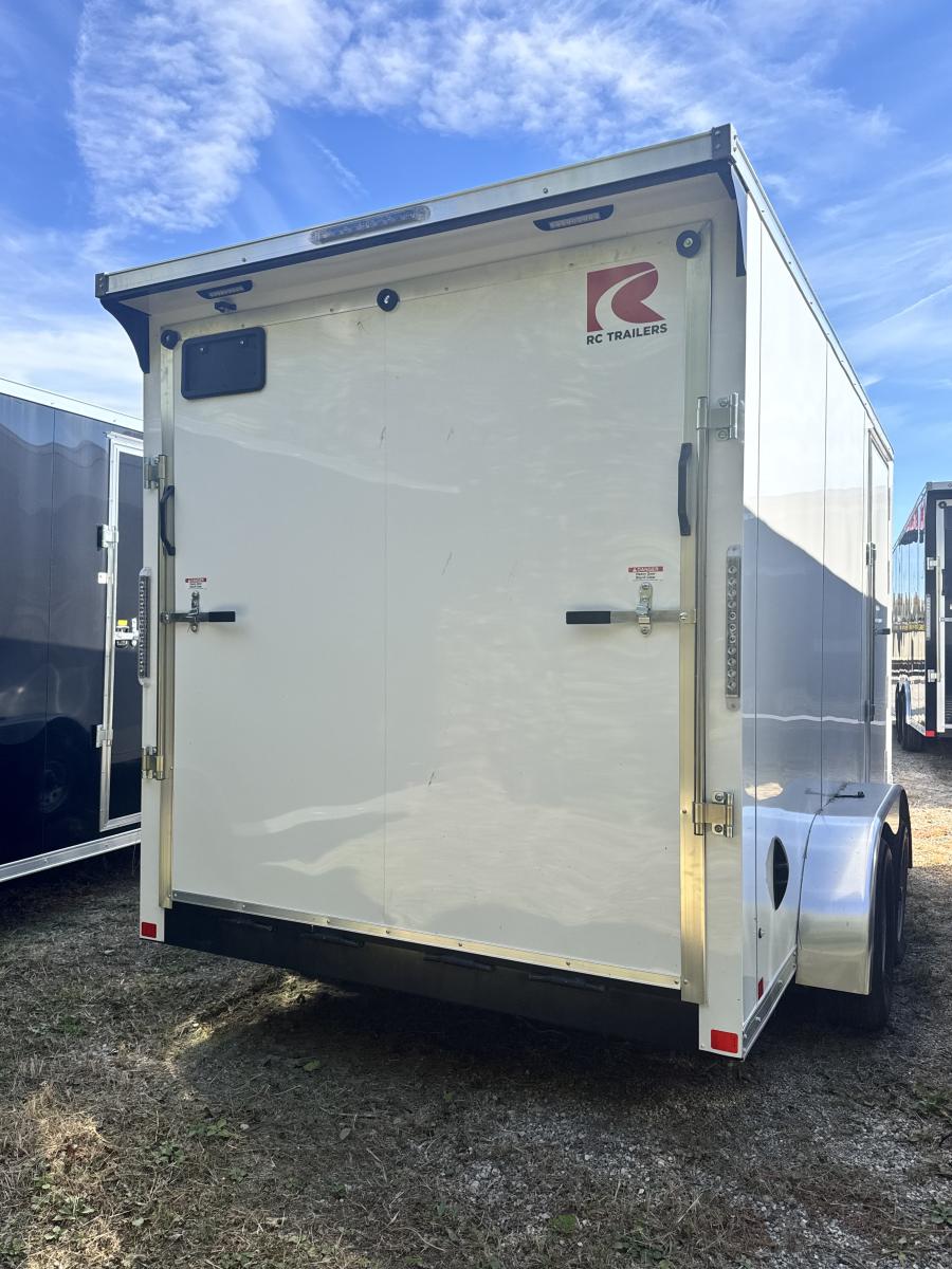 RDLX RDLX 7 x 14 TA FLAT TOP WEDGE ENCLOSED TRAILER BY RC Image 2