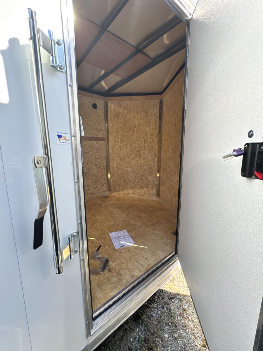 RDLX RDLX 7 x 14 TA FLAT TOP WEDGE ENCLOSED TRAILER BY RC Image 4