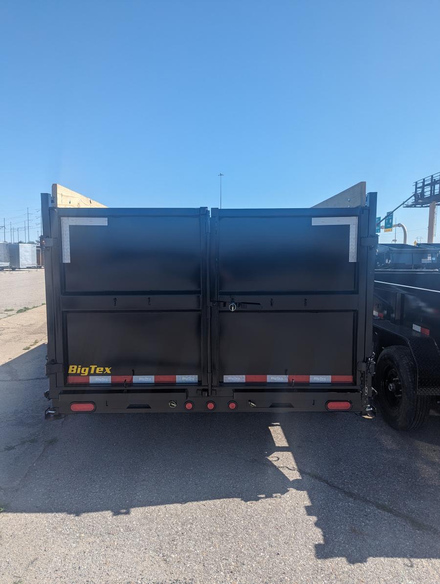 Big Tex 14XD 15.4K TAND XD DUMP 83"x16 6S 4 HIGH SIDES, BLACK Image 2