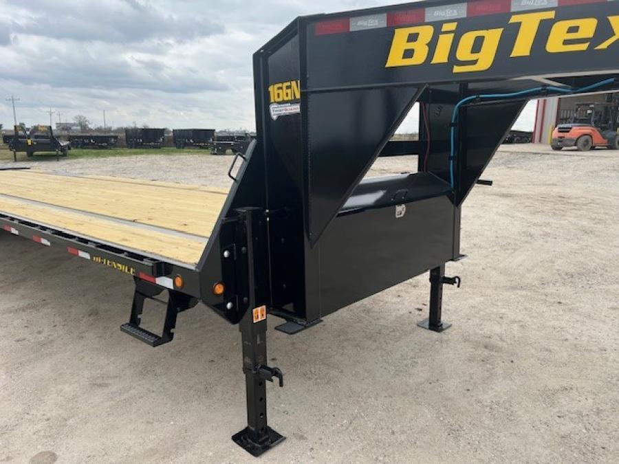 Big Tex 16GN, Gooseneck, 102" x 40', 17.5K, Dovetail, Mega Ramps Image 2