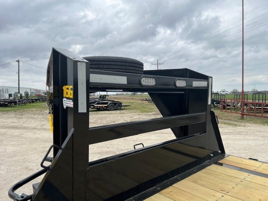 Big Tex 16GN, Gooseneck, 102" x 40', 17.5K, Dovetail, Mega Ramps Image 3