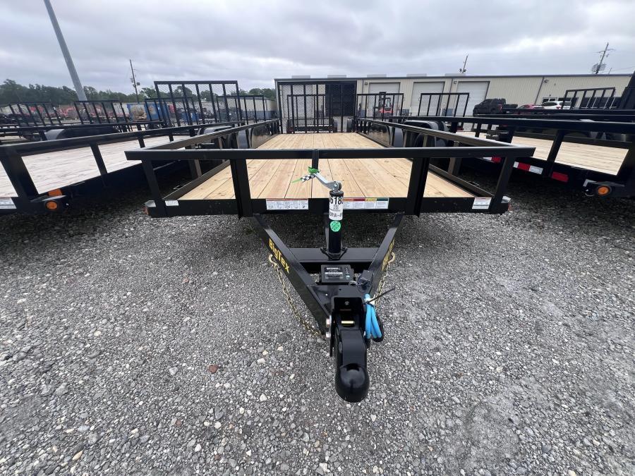 Big Tex 70PI 7K TAND SQ TU UTL 83"x16 2 BRAKES, BLK Image 2