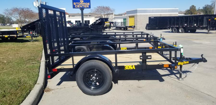 Big Tex 30SA 2,995# SA UTL 60"x8 4RG SPMT BLACK Image 1