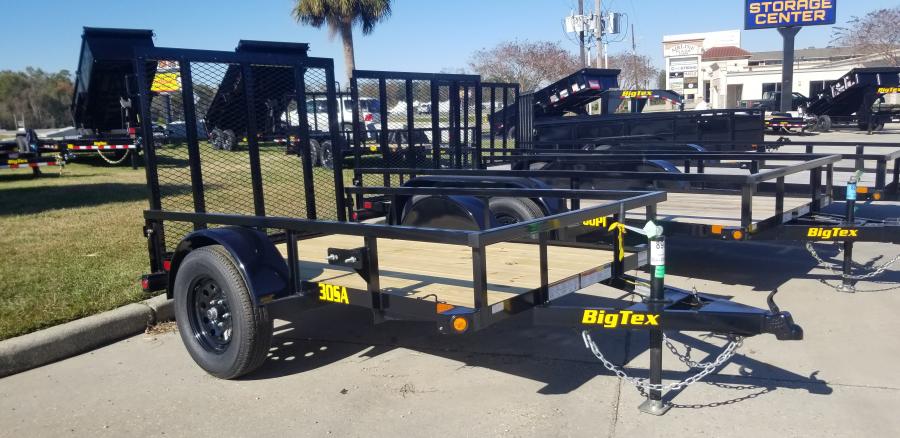 Big Tex 30SA 2,995# SA UTL 60"x8 4RG SPMT BLACK Image 2