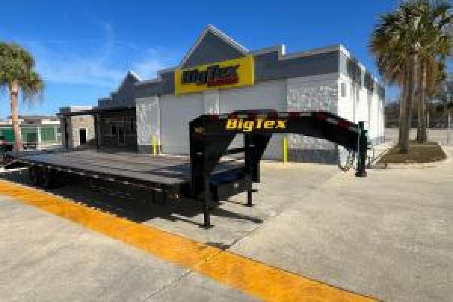 Big Tex 14GN, Gooseneck, 102″ x 25′, 15.9K, Dovetail, Mega Ramps image 1
