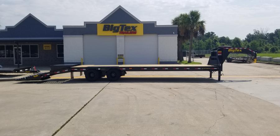 Big Tex 22GN, Gooseneck, 102" x 33', 23.9K, Dovetail, Mega Ramps Image 4