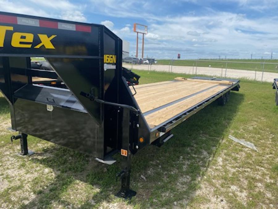 Big Tex 16GN, Gooseneck, 102" x 35', 17.5K, Dovetail, Mega Ramps Image 2