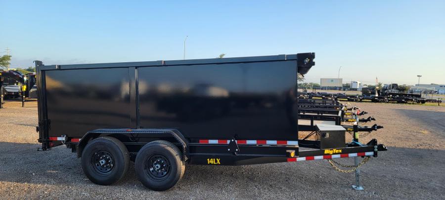 Big Tex 14LX, Dump, 83" x 14', 14K, 4' Sides Image 1