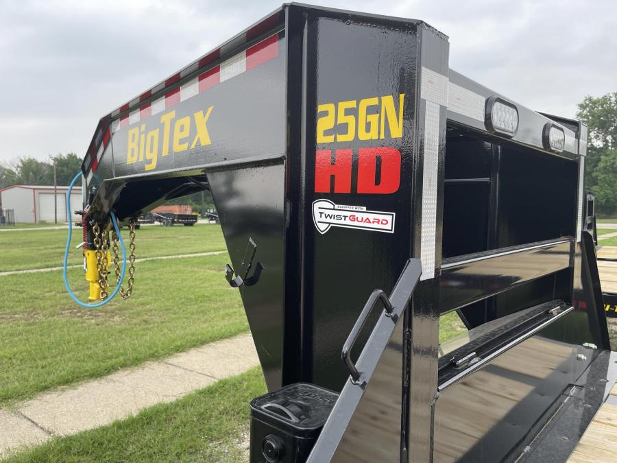 Big Tex 25GN, Gooseneck, 102" x 25', 25.9K, Dovetail, Mega Ramps Image 9