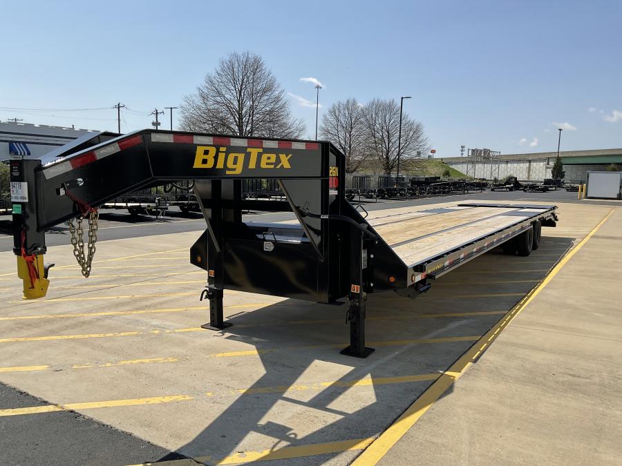 Big Tex 22GN, Gooseneck, 102″ x 40′, 23.9K, Dovetail, Mega Ramps Image 2