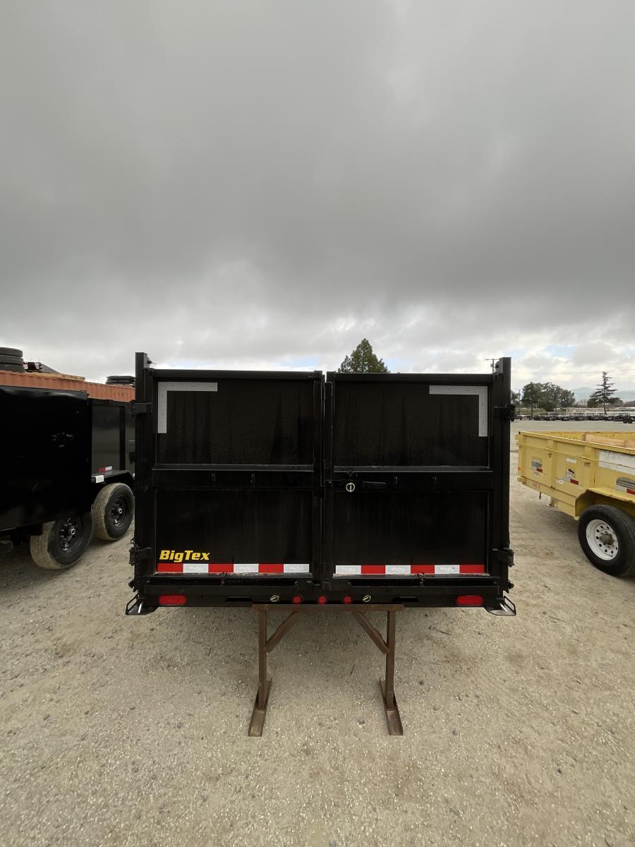 Big Tex 14XD 15.4K TAND XD DUMP 83"x16 6S 4 HIGH SIDES, BLACK Image 3