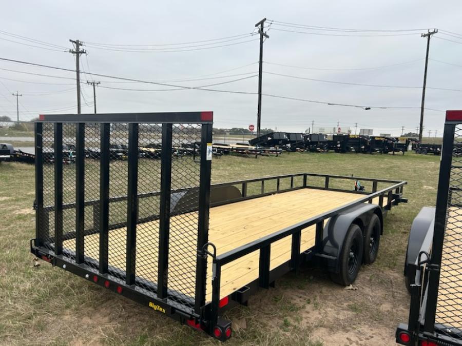 Big Tex 70PI 7K TAND SQ TU UTL 83"x18 BLK Image 3