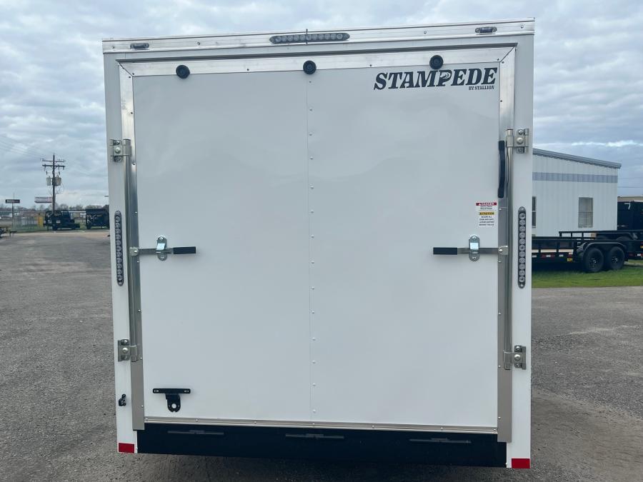 STAS STALL 7X16 TA WHITE RD STD 7 Image 1