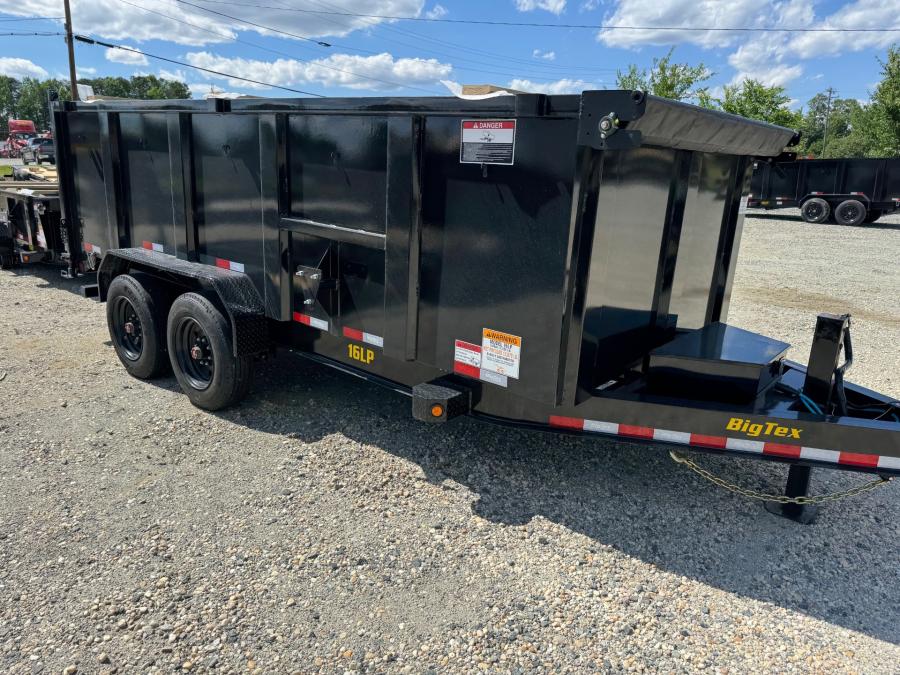 Big Tex 16LP, Dump, 83" x 16', 17.5K, 4' Sides Image 1